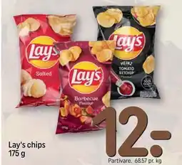 REMA 1000 Lay's chips 175 g, DKK 12 tilbud