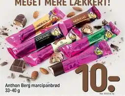 REMA 1000 Anthon Berg marcipanbrød 33-40 g, DKK 10 tilbud