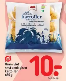REMA 1000 Gram Slot små økologiske kartofler 650 g, DKK 10 tilbud