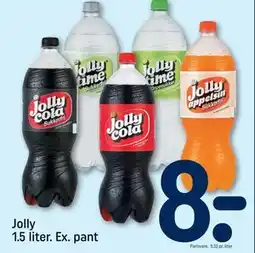 REMA 1000 Jolly 1.5 liter. Ex. pant, DKK 8 tilbud