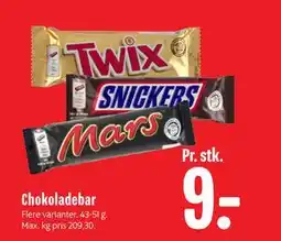 Min Købmand Chokoladebar, DKK 9 tilbud