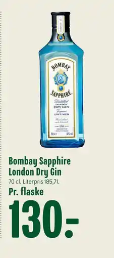 Min Købmand Bombay Sapphire London Dry Gin, DKK 130 tilbud