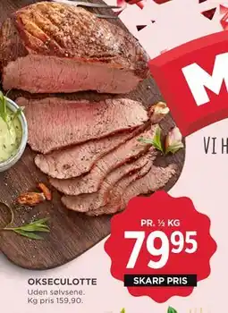 MENY OKSECULOTTE, DKK 79.95 tilbud
