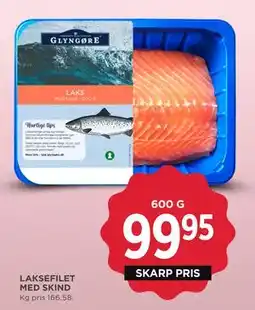 MENY LAKSEFILET MED SKIND, DKK 99.95 tilbud