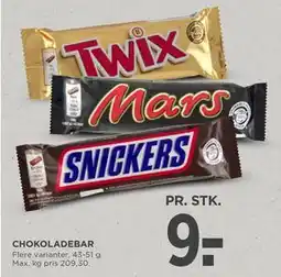 MENY CHOKOLADEBAR, DKK 9 tilbud