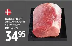 MENY NAKKEFILET AF DANSK GRIS, DKK 135 tilbud