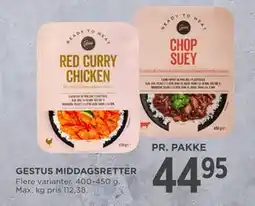 MENY GESTUS MIDDAGSRETTER, DKK 44.95 tilbud