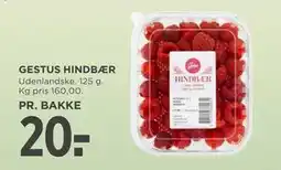 MENY GESTUS HINDBÆR, DKK 20 tilbud
