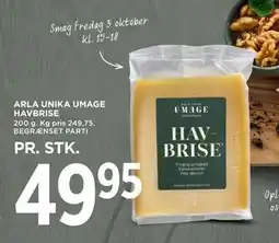 MENY ARLA UNIKA UMAGE HAVBRISE, DKK 49.95 tilbud