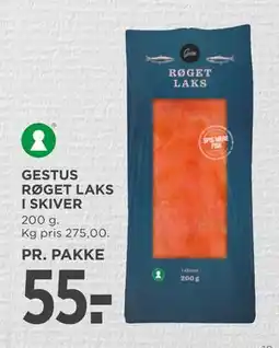 MENY GESTUS RØGET LAKS I SKIVER, DKK 55 tilbud