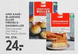 MENY AMO KAGEBLANDING ELLER FØDSELSDAGSBOLLER, DKK 24 tilbud