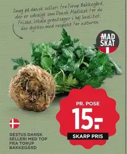 MENY GESTUS DANSK SELLERI MED TOP FRA TORUP BAKKEGÅRD, DKK 15 tilbud