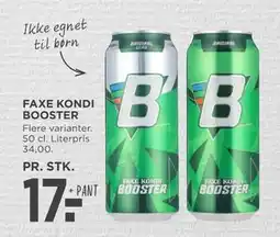 MENY FAXE KONDI BOOSTER, DKK 17 tilbud