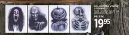 MENY HALLOWEEN VINDUE STICKERS, DKK 19.95 tilbud