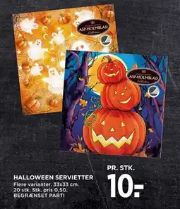 MENY HALLOWEEN SERVIETTER, DKK 10 tilbud
