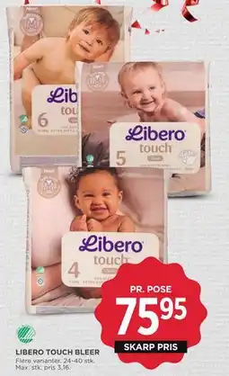 MENY LIBERO TOUCH BLEER, DKK 75.95 tilbud