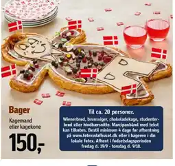 Føtex Bager Kagemand eller kagekone tilbud
