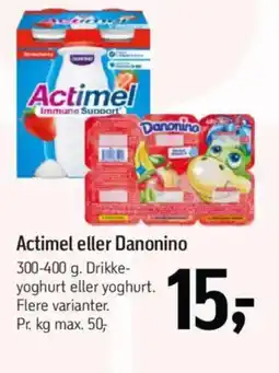 Føtex Actimel eller Danonino tilbud