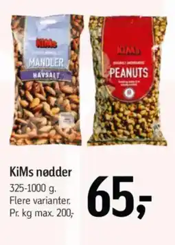Føtex KiMs nødder tilbud