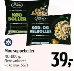 Føtex Mou suppeboller tilbud