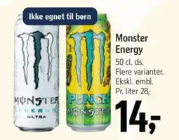 Føtex Monster Energy tilbud