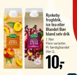 Føtex Rynkeby frugtdrik, ice tea eller Blandet Bær bland selv drik tilbud