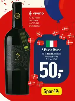 Føtex 3 Passo Rosso tilbud