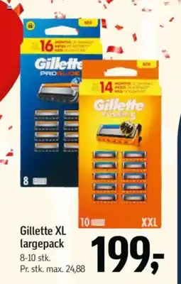 Føtex Gillette XL largepack tilbud