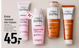 Føtex Elvital shampoo eller balsam tilbud