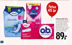 Føtex Libresse eller Tena tilbud