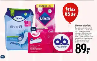 Føtex Libresse eller Tena tilbud