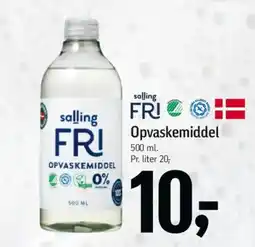 Føtex Salling Fri Opvaskemiddel tilbud