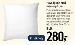 Føtex Hovedpude med memoryskum tilbud