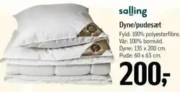 Føtex Salling Dyne/pudesæt tilbud