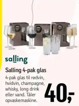 Føtex Salling 4-pak glas tilbud