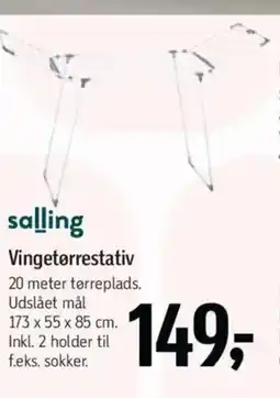 Føtex Salling Vingetørrestativ tilbud