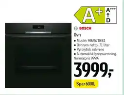 Føtex BOSCH Ovn tilbud
