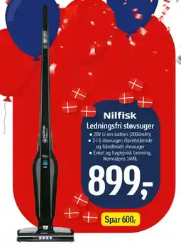 Føtex Nilfi Ledningsfri støvsuger sk tilbud