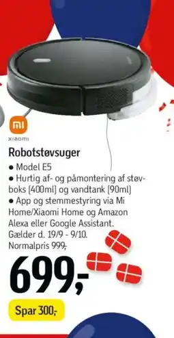 Føtex Xiaomi Robotstøvsuger tilbud