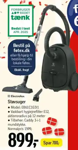 Føtex Electrolux Støvsuger tilbud