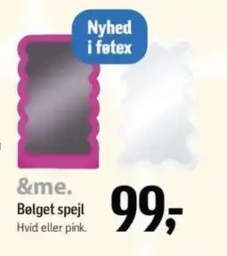 Føtex Bølget spejl tilbud
