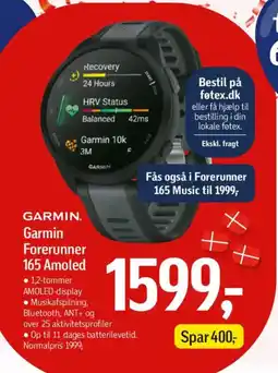 Føtex GARMIN Forerunner 165 Amoled tilbud