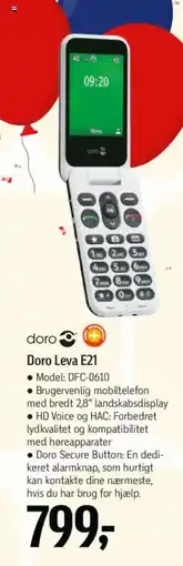 Føtex Doro Leva E21 tilbud