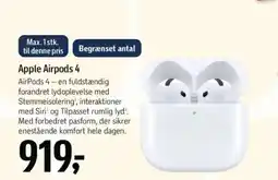 Føtex Apple Airpods 4 tilbud