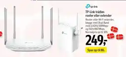 Føtex TP-Link trådløs router eller extender tilbud