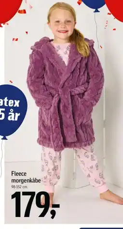 Føtex Fleece morgenkåbe tilbud