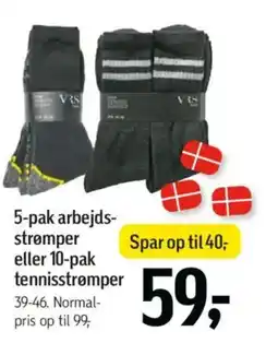 Føtex Arbejds- strømper eller tennisstrømper tilbud
