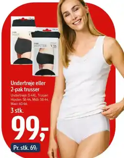 Føtex Undertrøje eller 2-pak trusser tilbud