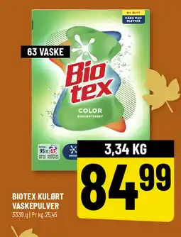 Løvbjerg Biotex kulørt vaskepulver tilbud