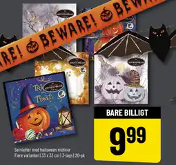 Løvbjerg Servietter med halloween motiver tilbud